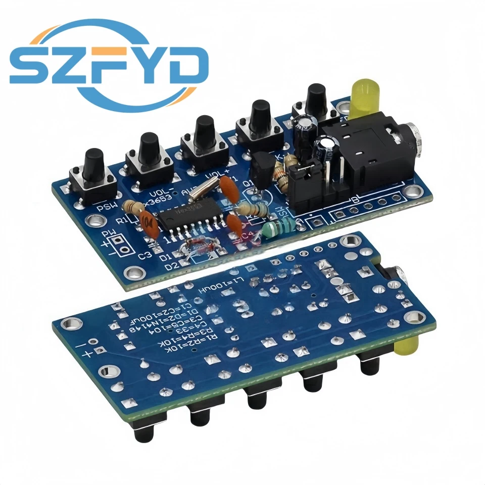 RDA5807 Kits electrónicos DIY módulo receptor de Radio FM estéreo inalámbrico PCB 76MHz-108MHz DC 1,8 V-3,6 V - imagen 5