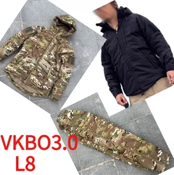 VKBO3.0 PRO conjunto táctico de algodón negro todo terreno combate