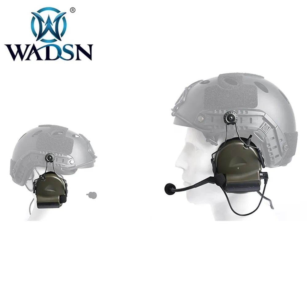 WADSN-auriculares tácticos para casco Comta II, adaptador de comunicación para caza, Airsoft C2, auriculares de tiro para juegos al aire libre - imagen 5