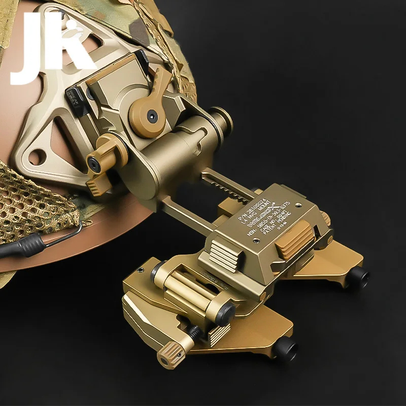 Brazo de puente de PVS-14 de aluminio CNC táctico, montaje de casco de zapato de cola de milano para mirillas de visión nocturna doble, accesorios de puente Binocular - imagen 4