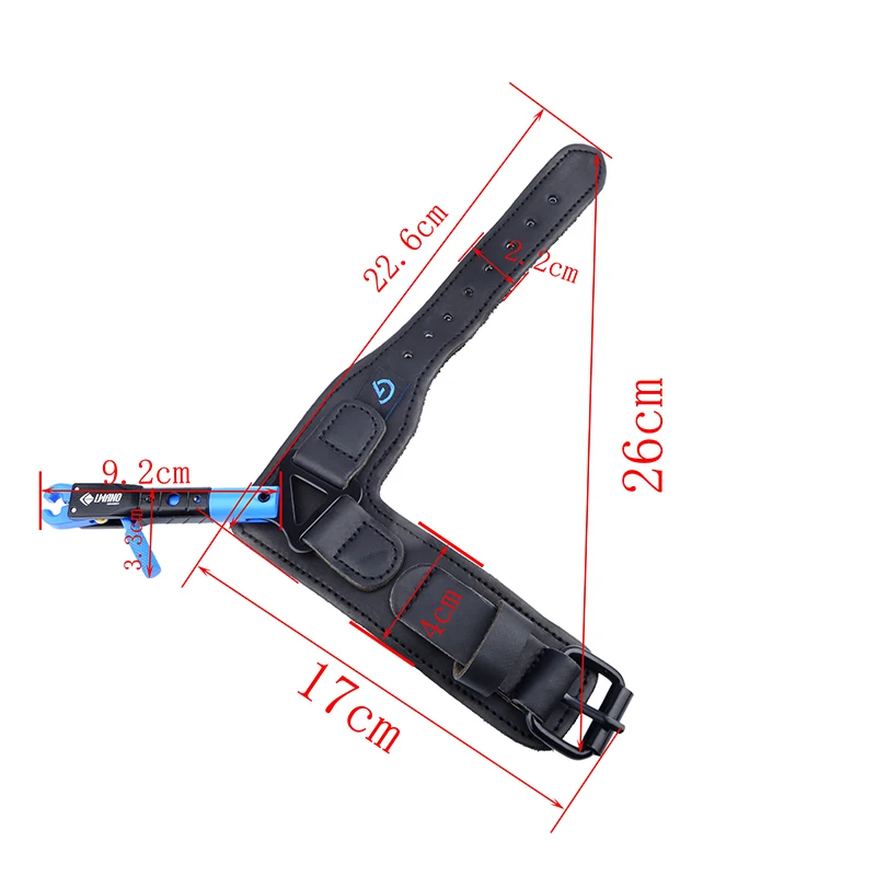 Muñequera de tiro con arco, Ayuda de liberación, disparador de pulgar, pinza, liberación, sensibilidad ajustable, accesorios de caza - imagen 3