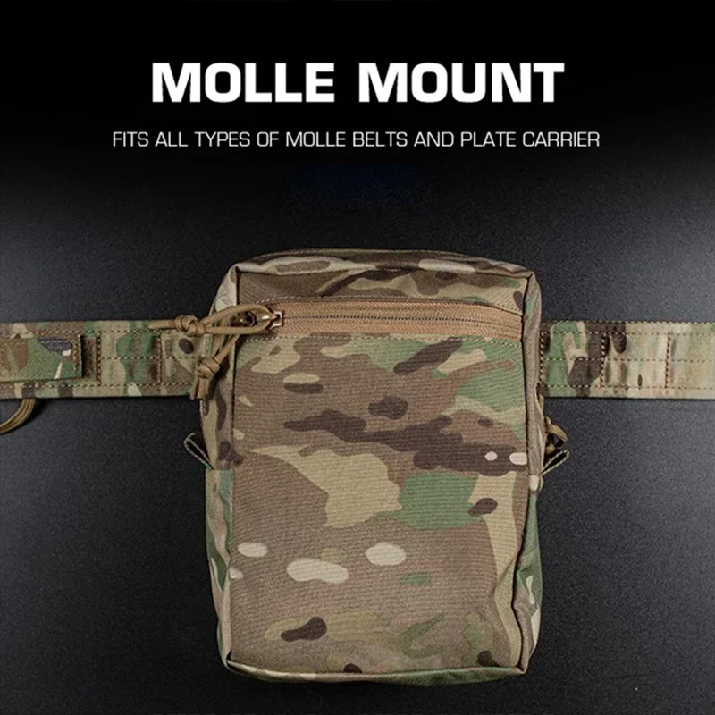 Bolsas tácticas Molle GP, paquete de utilidad de uso General CCS GP, bolsa ancha para chaleco de caza, cinturón, bolsa compacta, bolsillo para herramientas - imagen 5