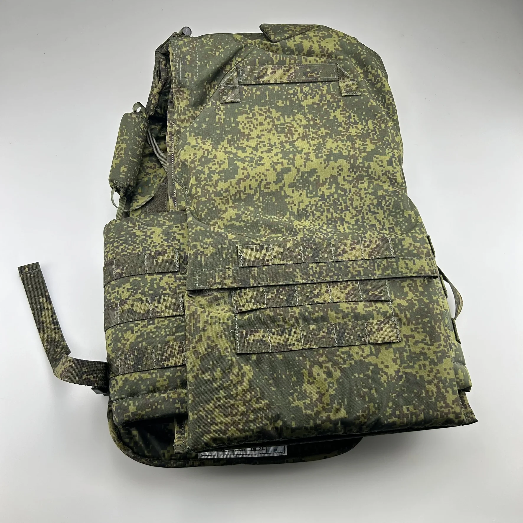 Chaleco de armadura táctica Gen4 Russian 6B45 500D IRR - Armadura resistente compatible con MOLLE en camuflaje digital verde EMR - imagen 2