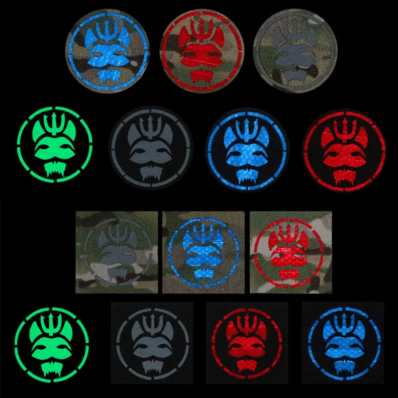 Insignias de 7 colores con gancho, parches IR tácticos para coser ropa, chaquetas, chalecos, uniformes, gorras y mochilas - imagen 2