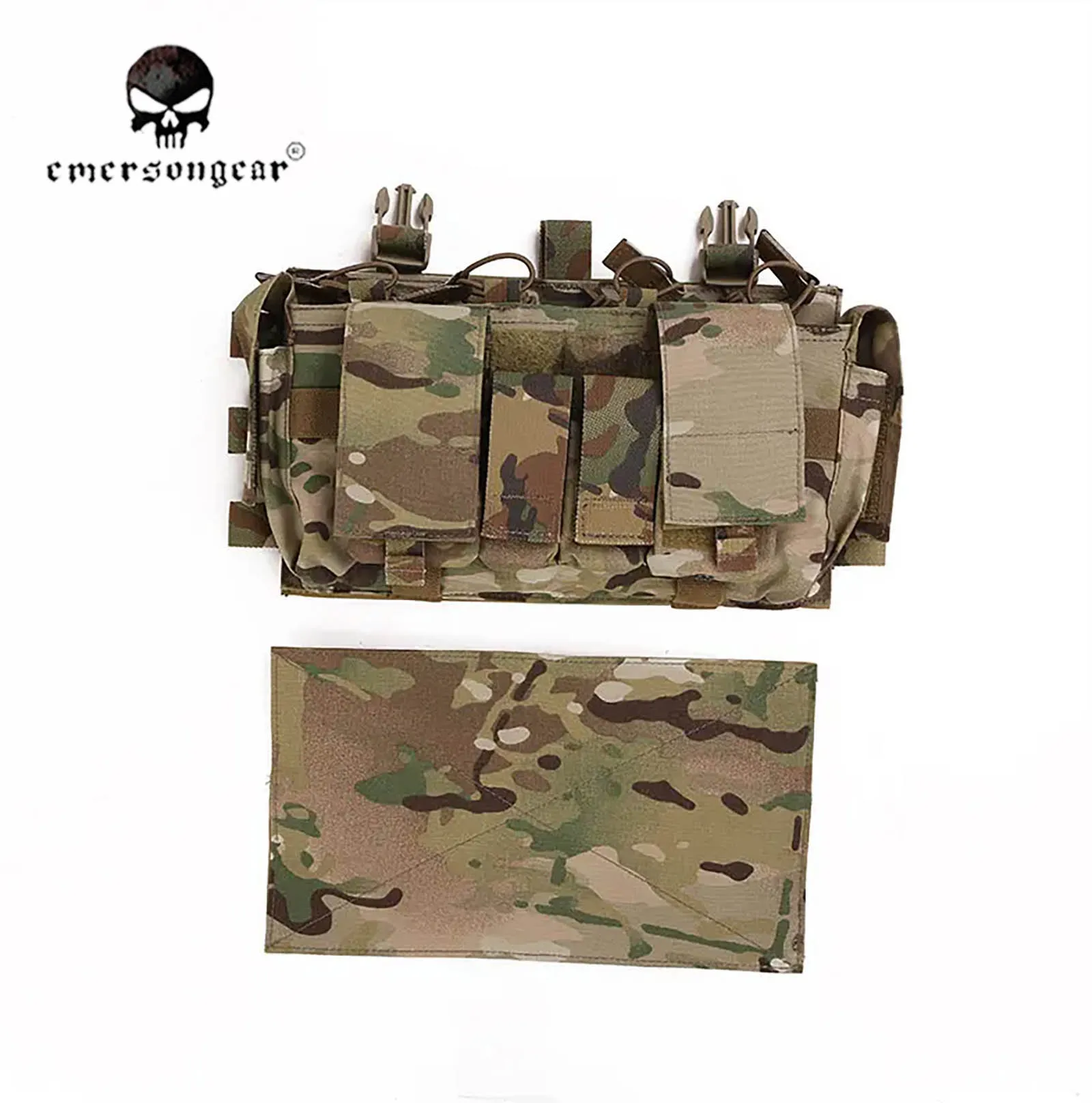 Emersongear para manteles compatibles con MF Style Gen IV, aparejo de pecho táctico para exteriores, chaleco de caza y senderismo, bolsa para revistas EM7363 - imagen 2