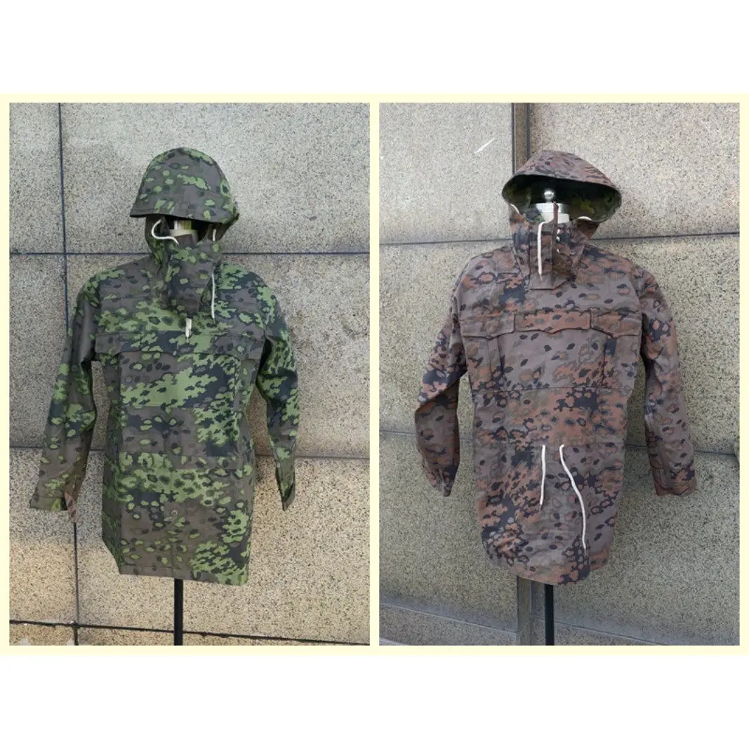 Sudadera táctica cortavientos doble cara camuflaje hoja roble