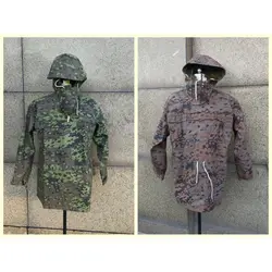Sudadera táctica cortavientos doble cara camuflaje hoja roble