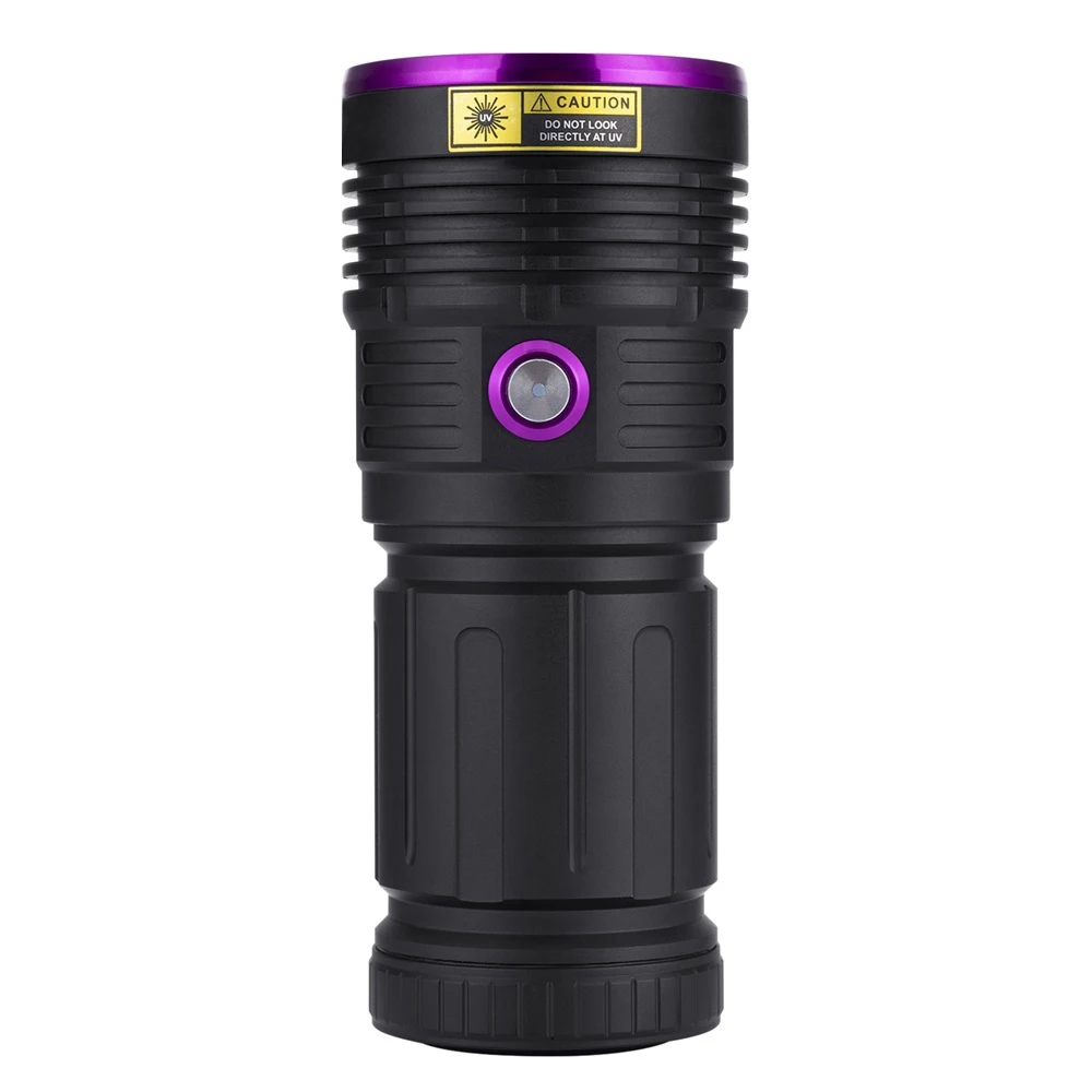 Linterna ultravioleta UV 365nm recargable USB luz negra 80W - imagen 5