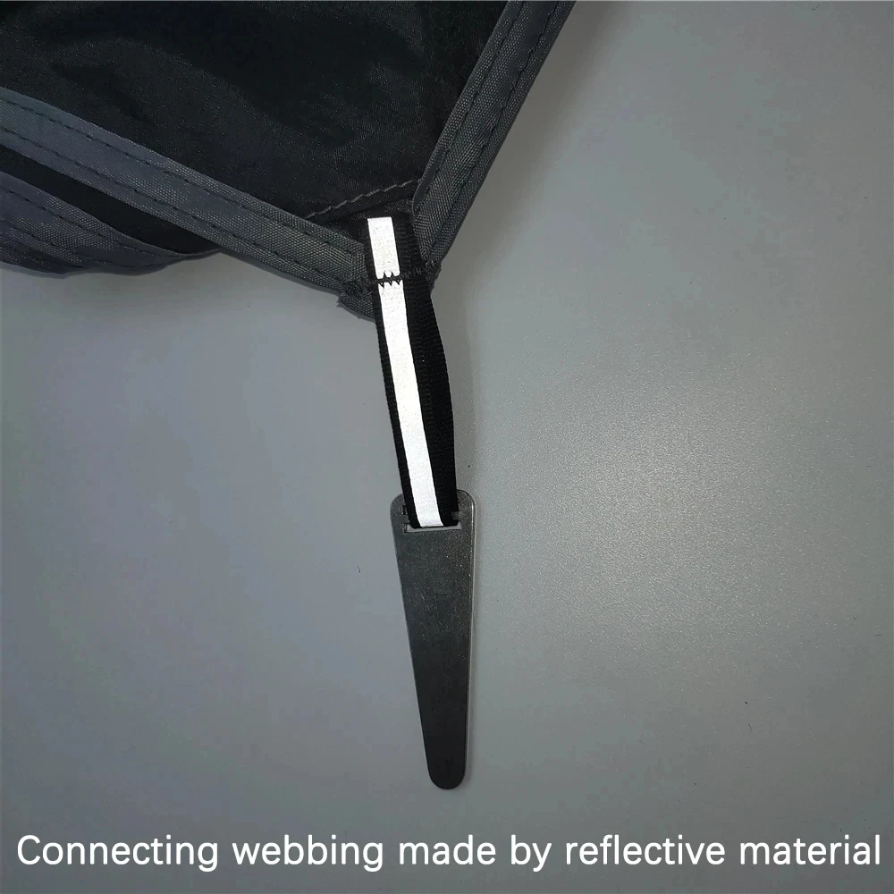 Colchoneta impermeable para acampar con clavijas, colchón para tienda de campaña, manta de Picnic al aire libre, ultraligera, Bolsillo grande, portátil, esterilla de viaje para playa - imagen 5