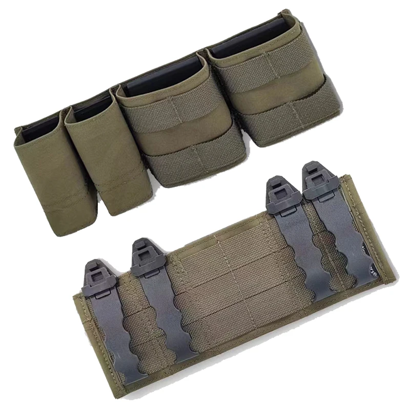 Bolsa Airsoft 5 56 9MM Molle Mag, bolsa táctica para revistas, soporte de Panel, equipo de caza, funda de inserción de expansión, bolsa 500D - imagen 2