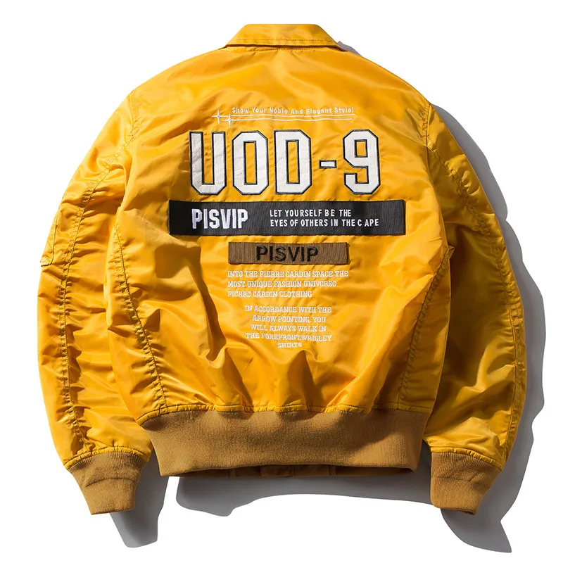 Chaqueta Bomber militar para hombre, cazadora con estampado bordado de múltiples bolsillos, abrigos tácticos de carga de la Fuerza Aérea, primavera y otoño - imagen 2