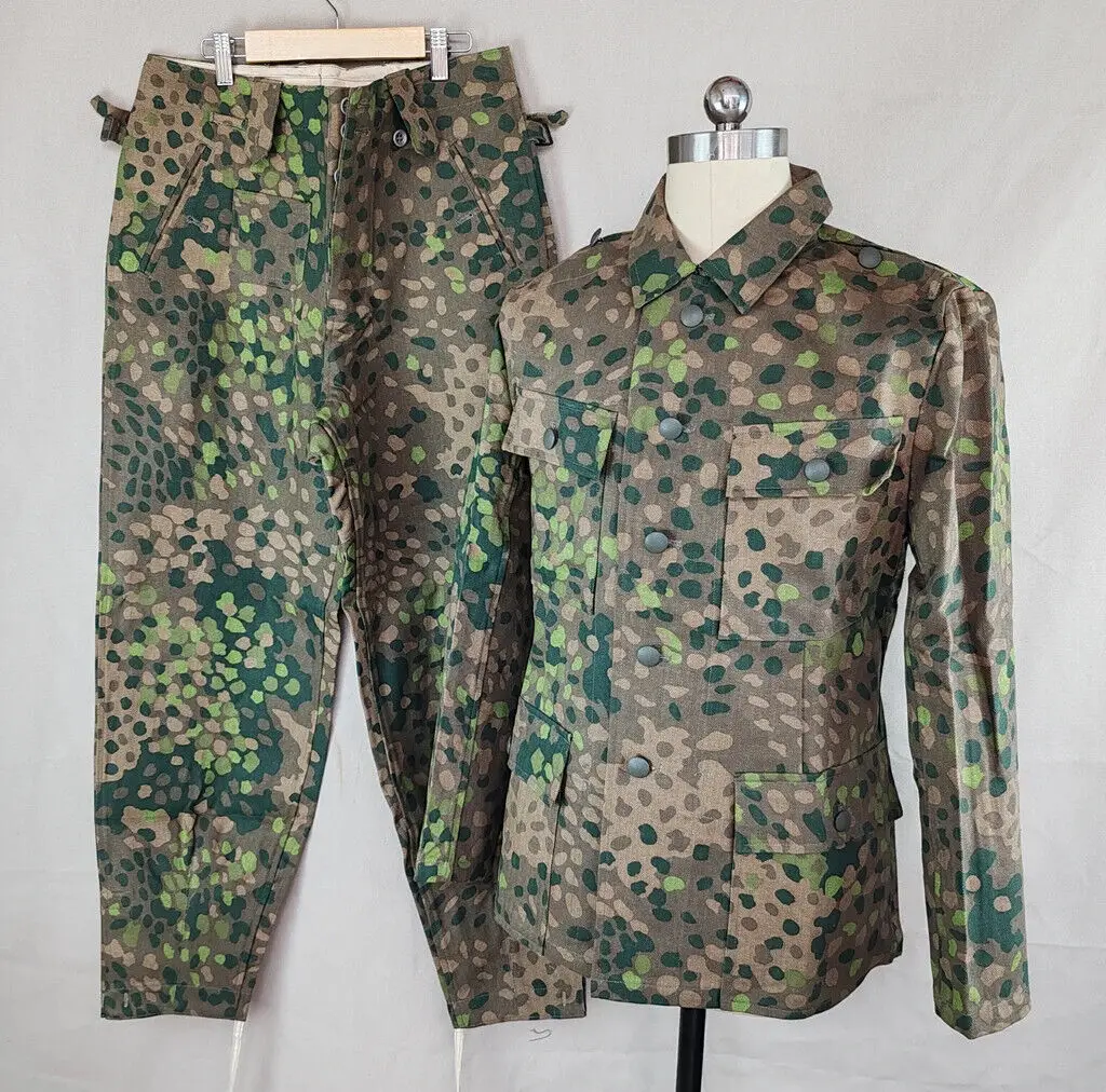 Cosplay de élite alemana DOT44, abrigo de camuflaje, chaqueta, túnica y pantalones, ropa de trabajo de campo M43, accesorios de película recreativos - imagen 2