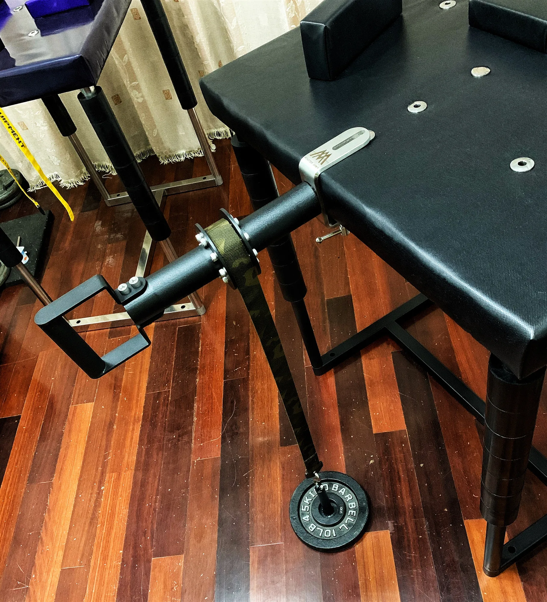 Rodillo giratorio para muñeca de gimnasio, entrenador de antebrazo para fuerza de agarre, equipo de ejercicio de lucha de brazo para entrenamiento de antebrazo y bíceps