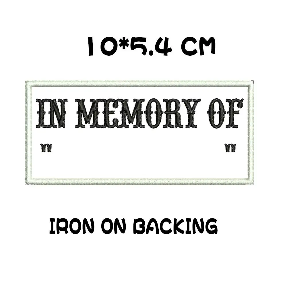 Parches personalizados con memoria de nombre, soporte de gancho para planchar - imagen 5