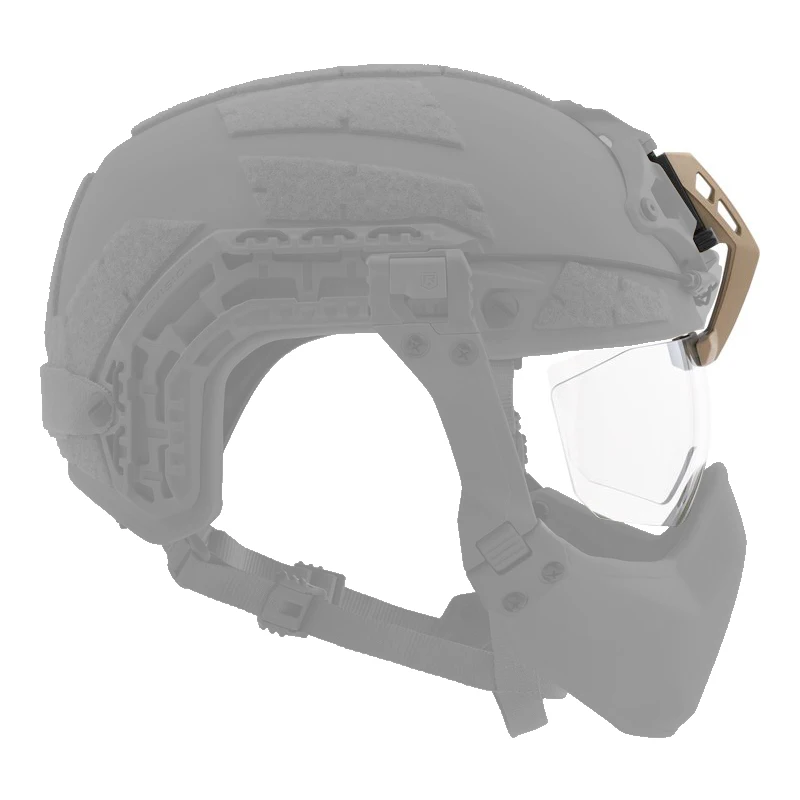 FMA-gafas protectoras para casco, lentes gruesas de 3MM, antivaho, endurecidas, gruesas, con giro de brazo fijo - imagen 3