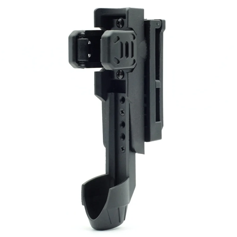 Bolsa táctica para bastón expandible de 21 "-26", funda para bastón MOLLE giratoria de 360 grados, soporte para bastón telescópico para cinturón de servicio - imagen 2