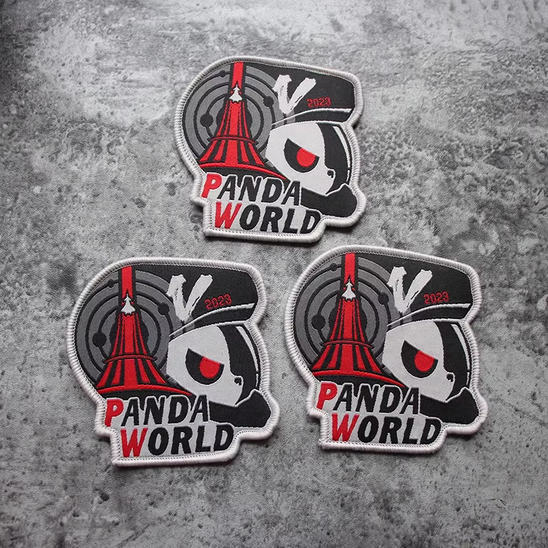 Vista del diseño PANDA WORLD sobre el accesorio