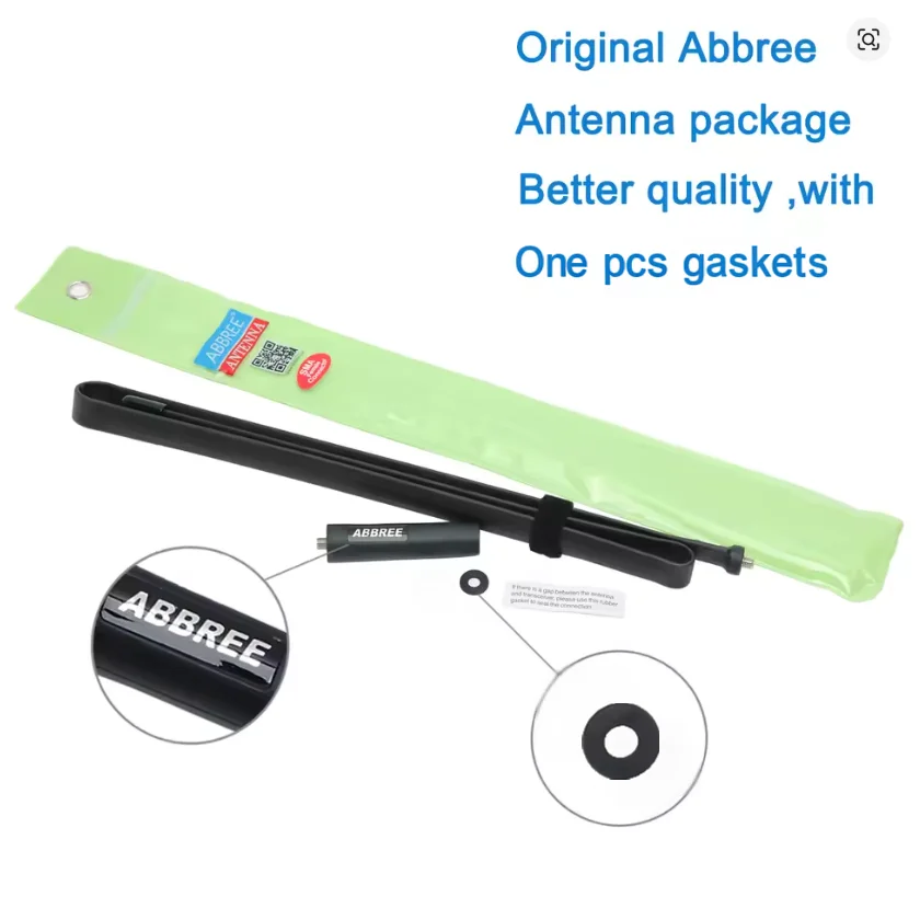 ABBREE GMRS 108CM/42, 5 pulgadas antena táctica impermeable SMA-hembra 462-467MHZ especialmente diseñada para Baofeng GM-9R Walkie Talkie - imagen 5