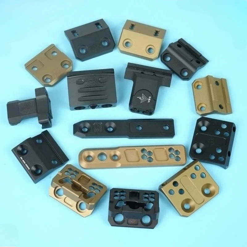 Placa de montaje compensada de luz exploradora táctica SF M600 M600C M300 M300B para M-LOK o riel de 20MM AR15, accesorio de Base de liberación rápida para pistola de aire