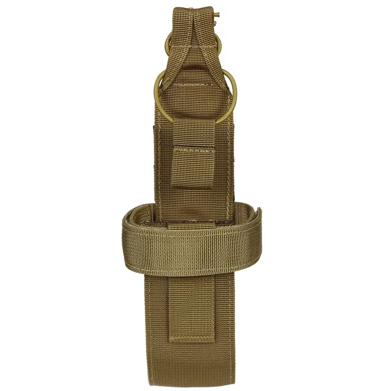 Bolsa para botella de agua portátil, soporte para botella de agua Molle de nailon con correa de gancho elástico para caminar al aire libre, ciclismo y senderismo - imagen 5