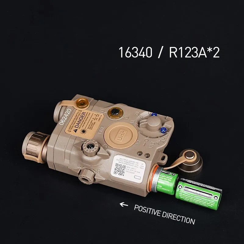 PEQ-15 táctico IR rojo verde azul punto punteado láser blanco LED Luz de reconocimiento 20mm Picatinny Rail accesorios de arma de caza - imagen 2