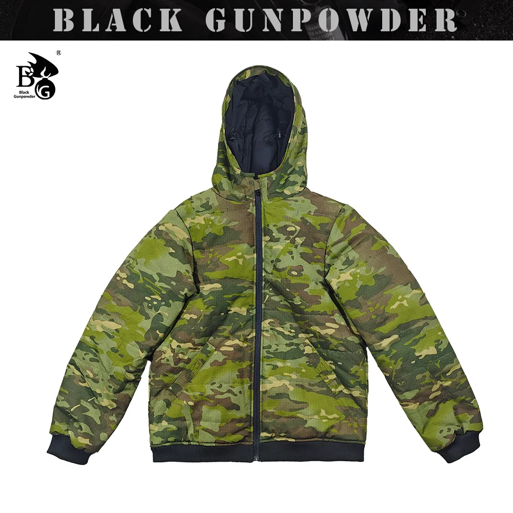 Camuflaje abajo algodón Otoño Invierno resistente al desgaste cálido chaqueta al aire libre función táctica