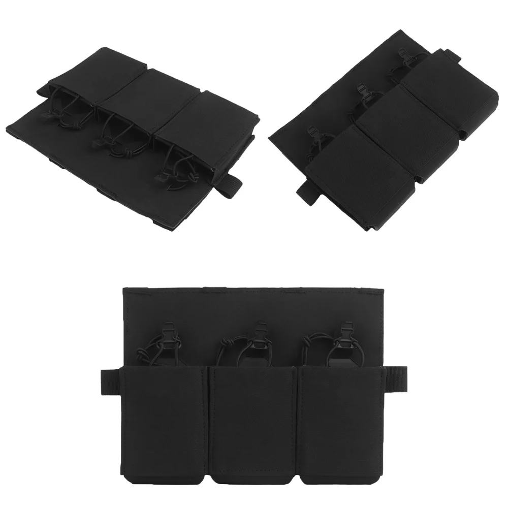 Bolsa multiusos de almacenamiento y expansión tres en uno adecuada para la versión frontal de chalecos para revistas 5,56/7,62