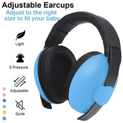 Orejeras para bebés de 3 meses a 5 años, protección auditiva para bebés, orejeras de seguridad, Protector auditivo con reducción de ruido