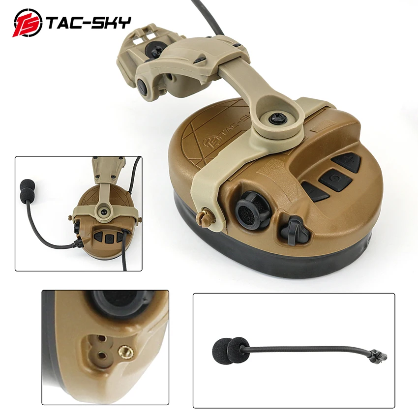 TAC-SKY TAC-303 Protección auditiva electrónica cancelación ruido - imagen 2