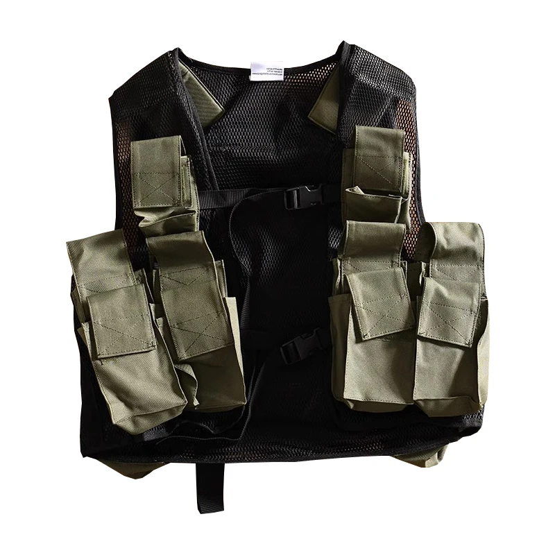 Chaleco táctico multibolsillo informal transpirable para acampar - imagen 5