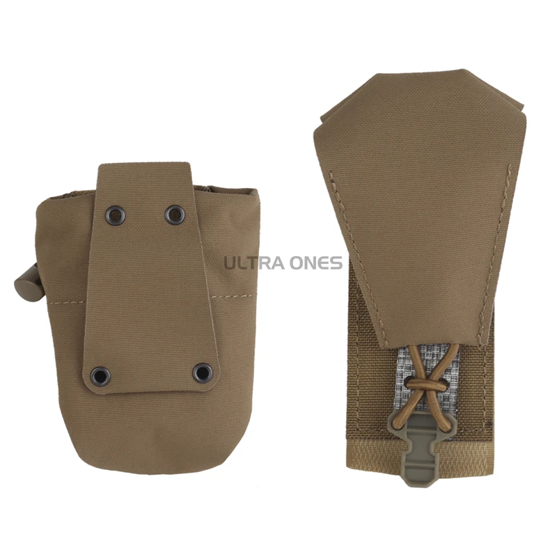 Bolsillo táctico MOLLE multifuncional para caza al aire libre, soporte para Radio, bolsa para revistas Airsoft, riñonera con solapa de retención extraíble - imagen 4