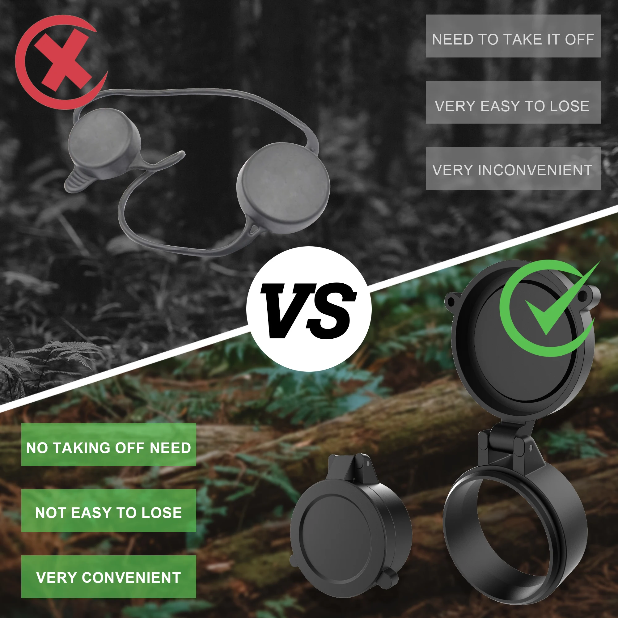 VictOptics S4 4-16x44 Alcance de Rifle SFP, Óptica Cristalina, Con Función de Bloqueo de Torreta, Campo de Visión Amplio, Para Armas de Aire y Armas de Fuego - imagen 5
