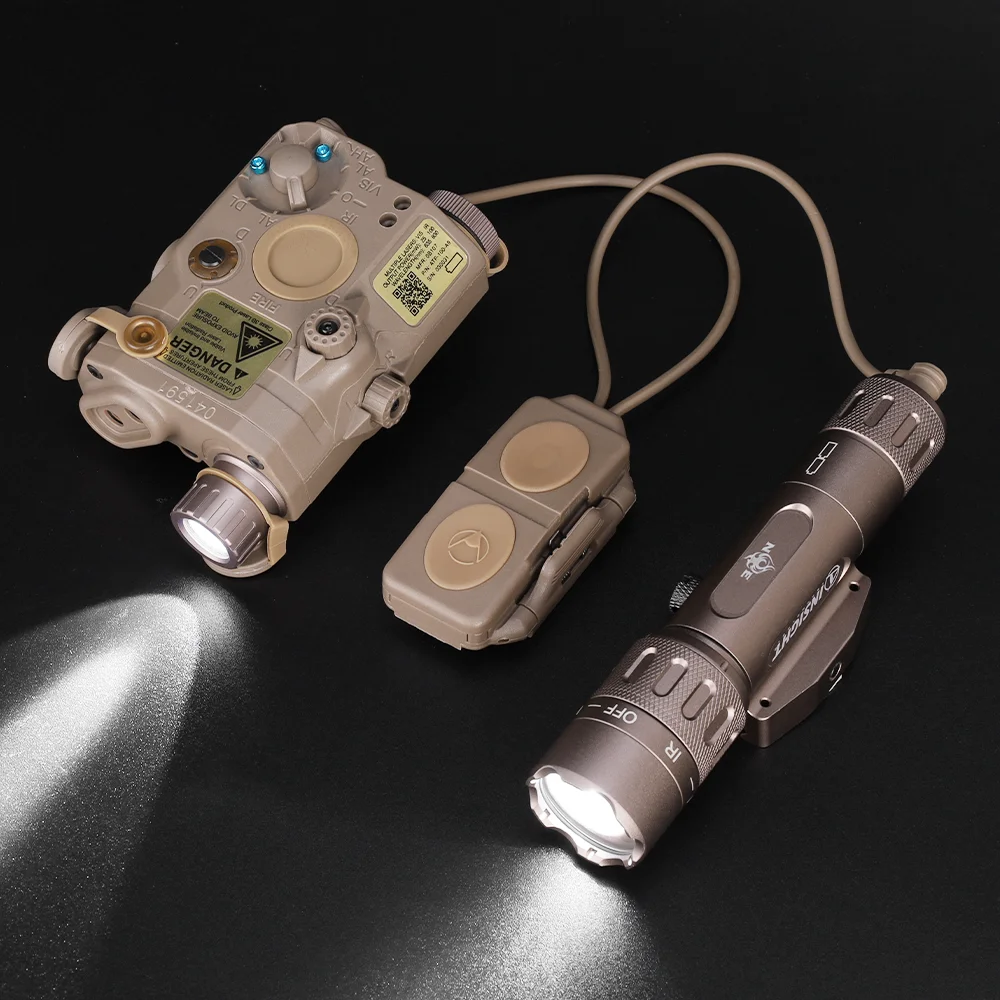 Element AR15 Airsoft PEQ15 AN/PEQ-15 mira láser IR de punto rojo, luz LED blanca para arma táctica, Rifle de caza - imagen 5