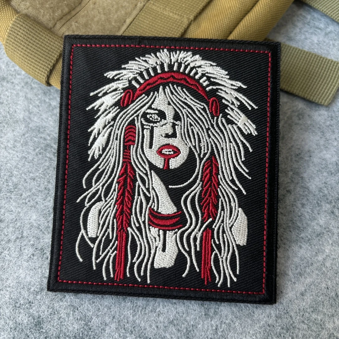 Tarjetas tácticas con parche de calavera