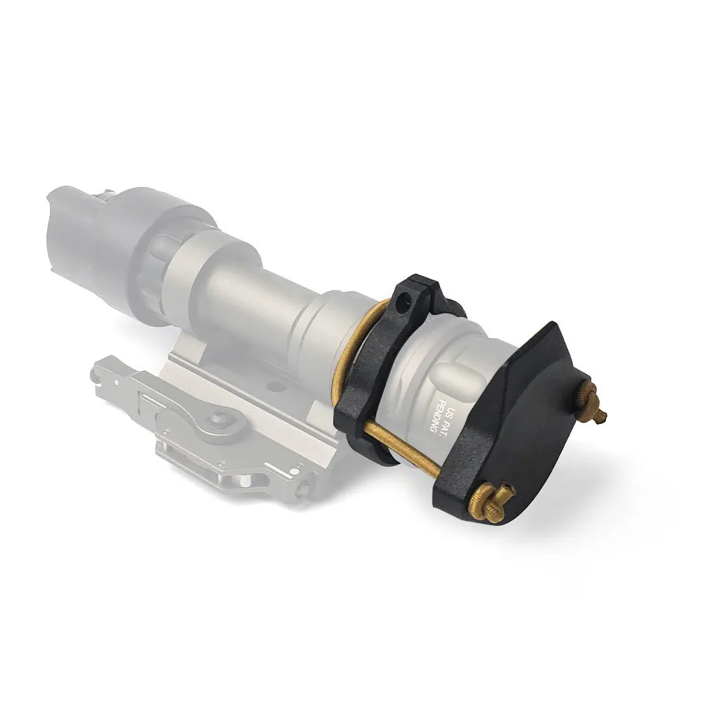 Tapa de lente de linterna, cubierta protectora de luz táctica compatible con SF M300 M600 M952V M951 Modlite Scout, accesorio de luz para caza Airsoft - imagen 2
