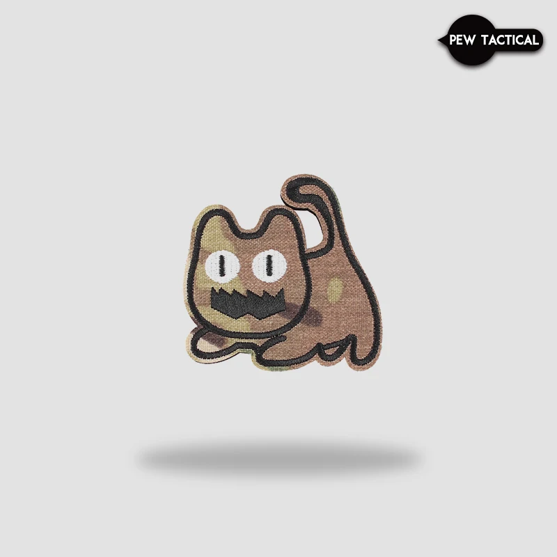 PEW TACTICAL barbudo Cat Pirate Cat, bloque de Color al azar, insignia mágica bordada de tela 500D, brazalete - imagen 2