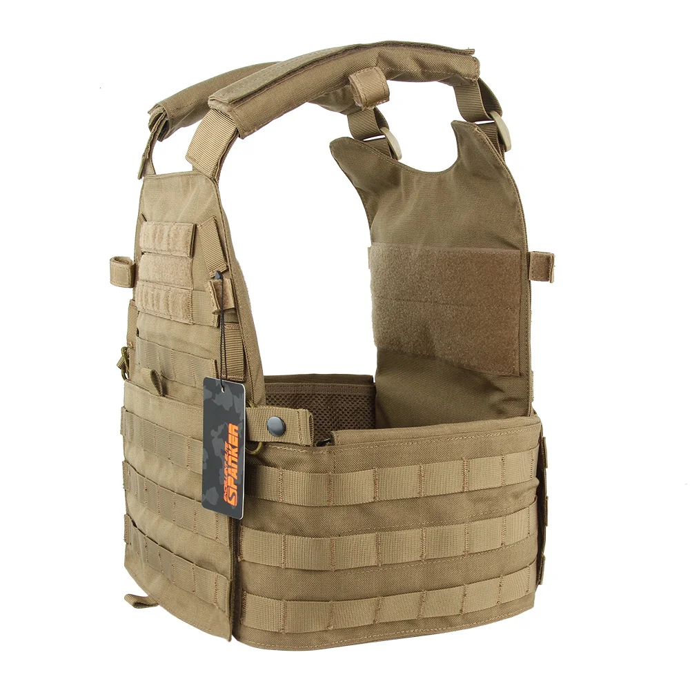 EXCELENTE chaleco táctico ELITE SPANKER, chalecos portadores de placa, juego Molle CS, chaleco Airsoft de Paintball, chalecos de combate para caza al aire libre - imagen 3