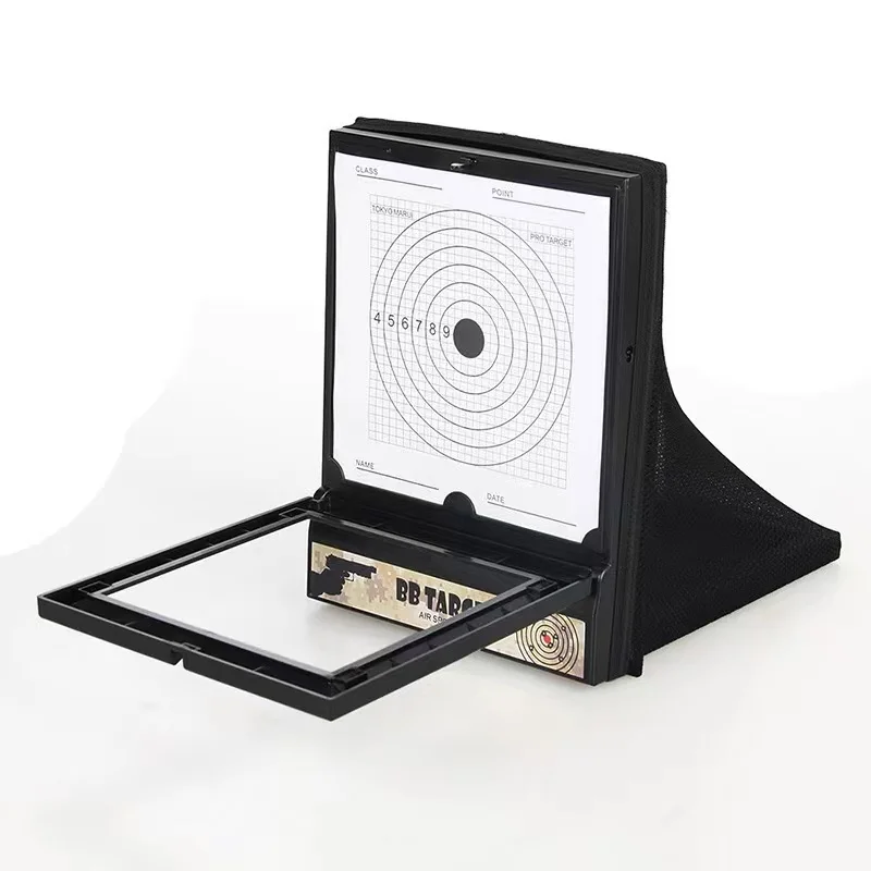 Papel de objetivo giratorio de doble propósito, caja de objetivo de reciclaje, tirachinas, práctica de tiro, paquete de papel de objetivo - imagen 5