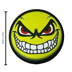 Parche táctico velcro smiley malvado – Moral para mochila y equipo