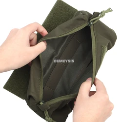 Bolsa táctica de descarga MOLLE para chaleco, portaplacas