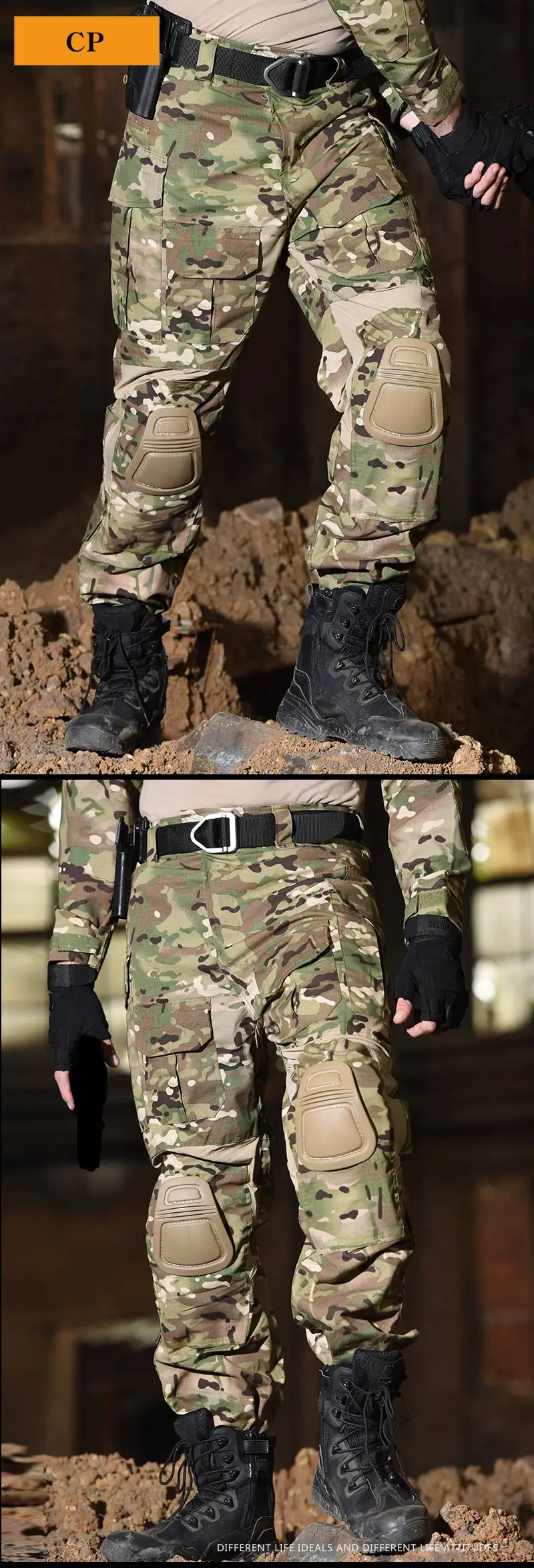 Pantalones Tácticos - Detalle de cierre