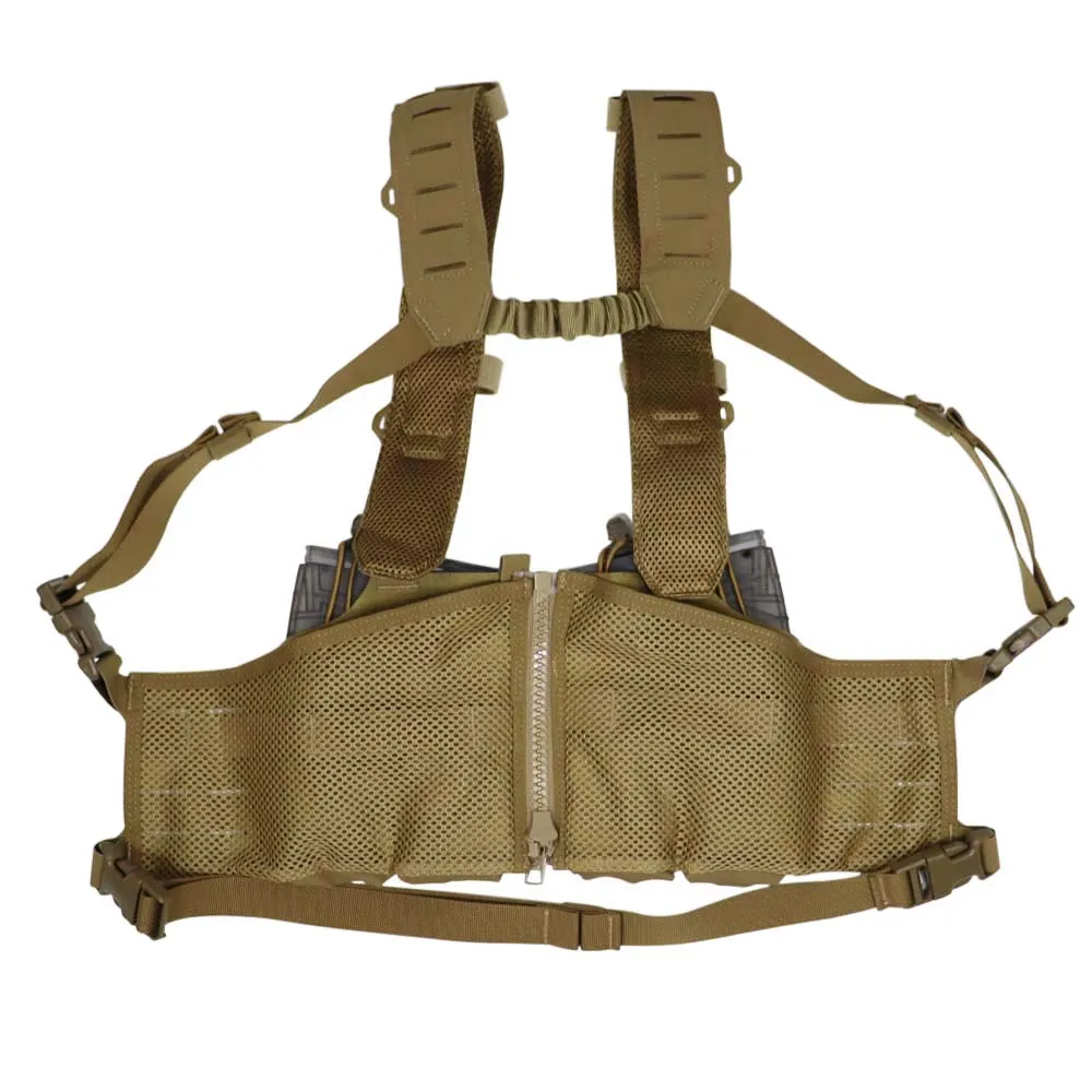 Colgador de pecho táctico sf ligero, cierre de enlace con cremallera, varias combinaciones con correa en h y Pouc de revista Molle 556 - imagen 3