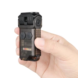 Trustfire MINIX5 Linterna Táctica EDC Magnética Recargable con Luz UV