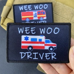 Parche táctico emergencias conductor ambulancia – Velcro moral Wee Woo