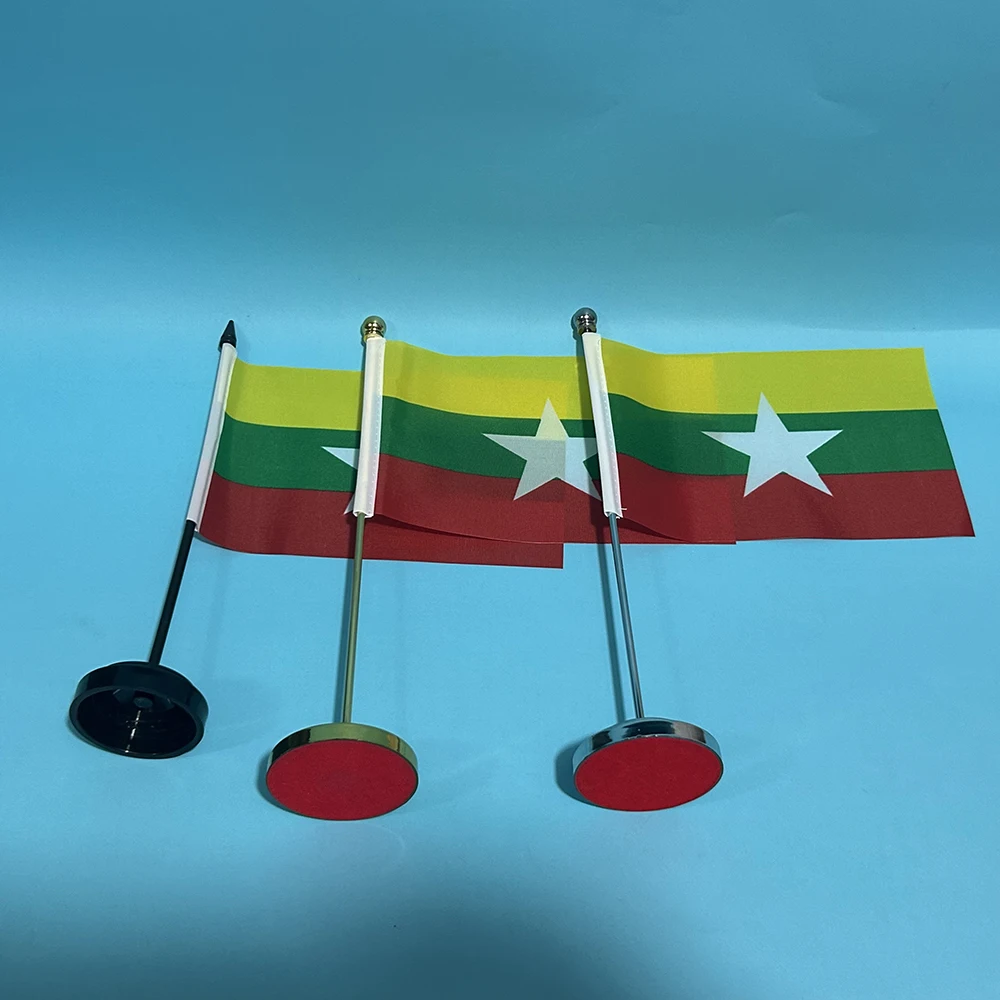 Bandera Myanmar poliéster – Pabellón nacional de Birmania - imagen 5