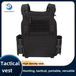 Chaleco táctico 6094: ligero, MOLLE, corte láser, nylon 1000D