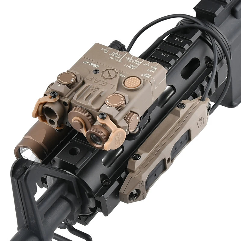 WADSN táctico DBAL A2 rojo/verde/azul láser & SF M300A/M600C linterna y Sitch remoto conjunto LED luz blanca para caza Airsoft - imagen 3