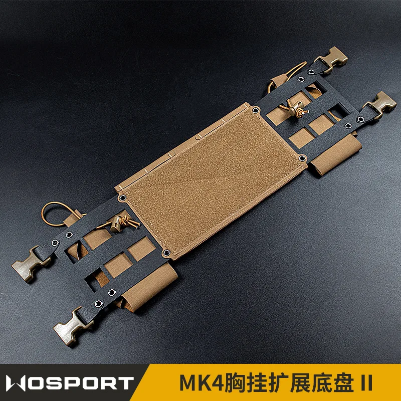 Wosport-Placa de carga y colgante Molle multifuncional, paquete de montaje de herramientas tácticas Mk4, montaje de pecho, chasis extendido - imagen 2