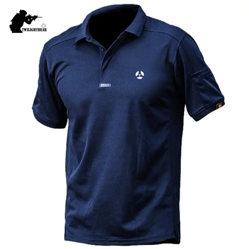 Polo de manga corta para hombre, camisas de secado rápido, Airsorf, Cambat, camiseta informal, ropa de Camping, verano, AF1122