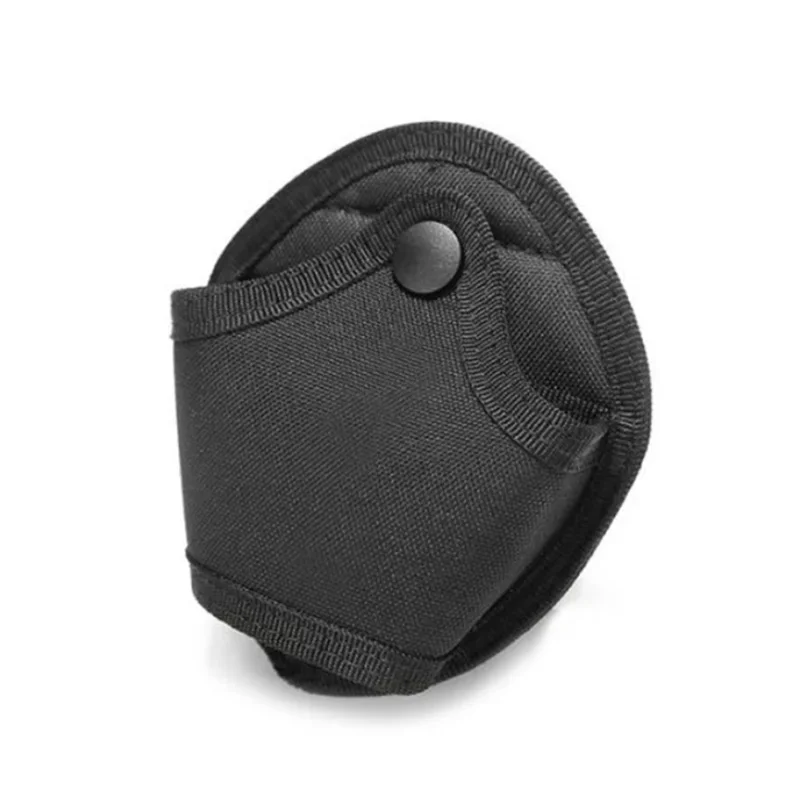 Esposas universales tácticas con bolsillos pequeños, funda para grilletes de policía, cinturón de cintura, soporte superior abierto, accesorios para cinturón - imagen 2